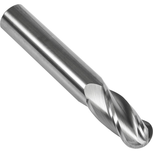 Dormer 7648857 Fraise &agrave; bout sph&eacute;rique 30° S238, 1/16" dia., 1-1/2" lo, 4 cannelures, 1/8" tige, Carbure