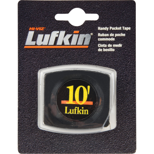 Lufkin By Crescent W6110 Ruban &agrave; mesurer de poche Pee Wee, 1/4" x 10', Marques de goujon Millim&egrave;tres/