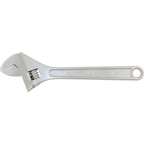 JET 711116 AW-15 Adjustable Wrench, 15" L, 1-7/8" Max Width, Chrome