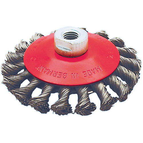 JET 554309 BK4520T Knot Twisted Conical Wheel, 4-1/2" Dia., 0.02" Fill, 5/8"-11 Arbor