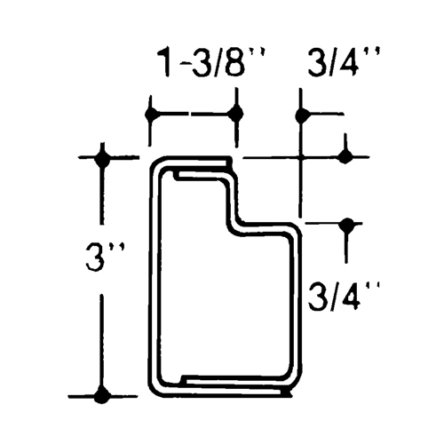 Centennial CLD96F (PR) POUTRELLE PRONTO 96", 96" lo x 96" h, Capacit&eacute; 2000 lb