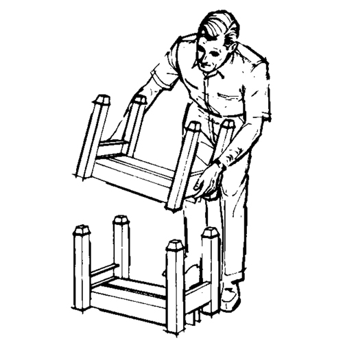 Spg Storage Product Group SZ AX Supports empilables mobiles, 12" la x 16" p, Capacit&eacute; de 2500 lb