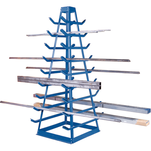 KLETON RB958 Support pour tuyaux, Horizontal, 9 Niveaux, 18" la x 40" p x 84" h, 1800 lb Cap.