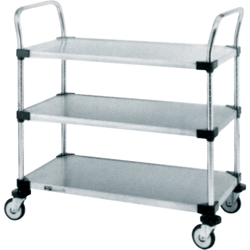 Metropolitan Wire MW108 Standard-Duty Utility Carts, 2 Tiers, 24" W x 39" H x 36" D, 500 lbs. Capacity