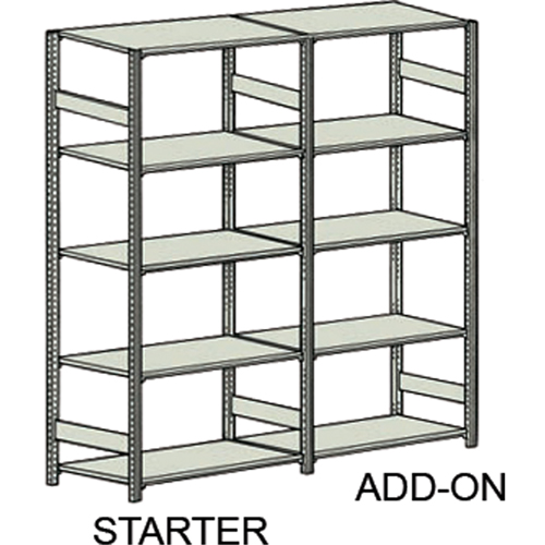 NAS EasyUp 5000 Shelving RH904 Shop Shelving Unit TENAQUIP