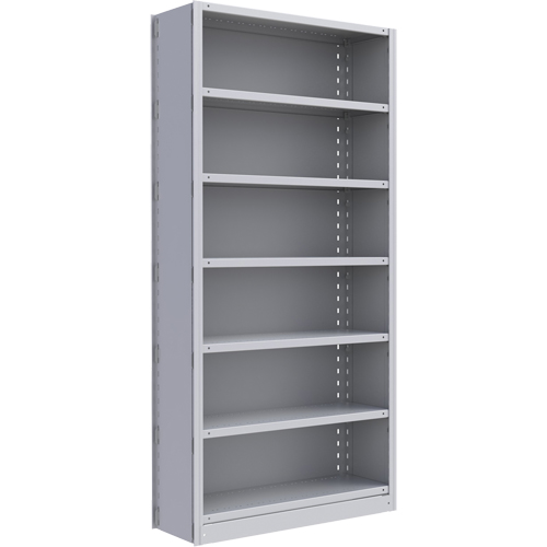 Metalware RK227 Interlok Shelving Unit, Steel, Boltless, Starter, 36" W x 76" H x 24" D