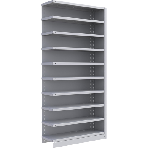 Metalware RK234 Interlok Shelving Unit, Steel, Boltless, Add-On, 36" W x 76" H x 12" D