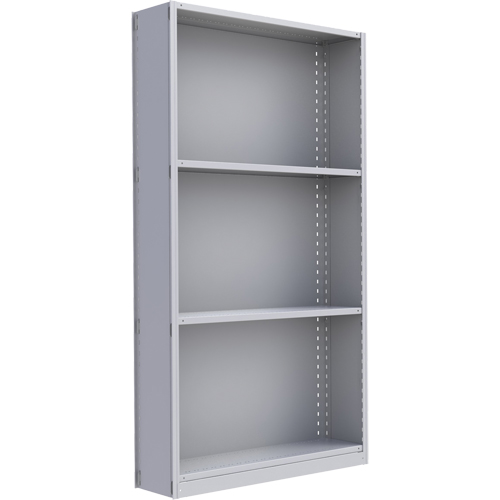 Metalware RK295 Interlok Shelving Unit, Steel, Boltless, Starter, 48" W x 88" H x 24" D