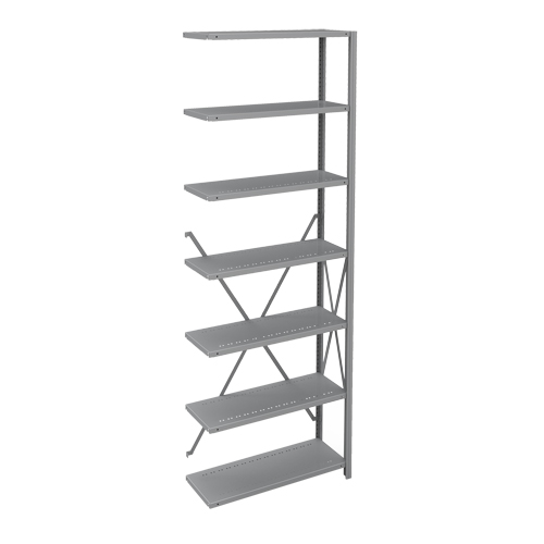 Metalware RK388 &eacute;l&eacute;ment de rayonnage Interlok, Acier, Sans boulons, Ajout, 36" la x 100" h x 12" p