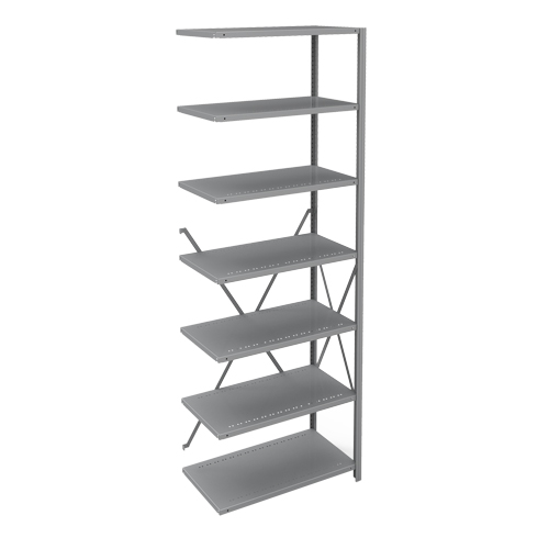 Metalware RK390 &eacute;l&eacute;ment de rayonnage Interlok, Acier, Sans boulons, Capacit&eacute; 800 lb, 36" la x 100" h x 18" p