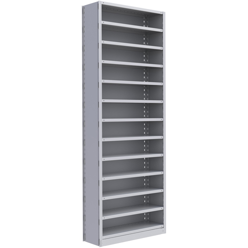 Metalware RK423 Interlok Shelving Unit, Steel, Boltless, 800 lbs. Capacity, 36" W x 100" H x 24" D