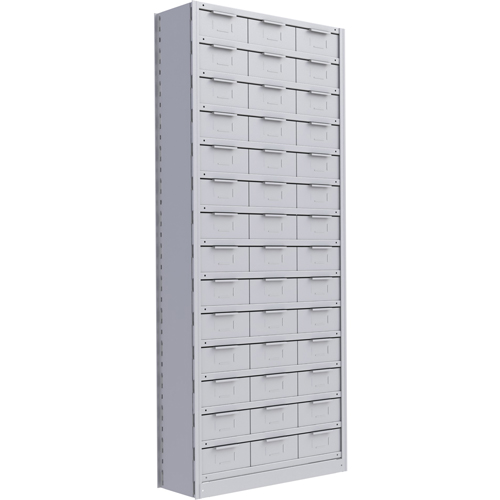 Metalware RK935 Interlok Shelving Unit, Steel, Boltless, 800 lbs. Capacity, 36" W x 88" H x 12" D