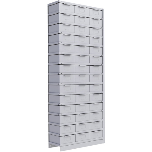Metalware RK937 Interlok Shelving Unit, Steel, Boltless, Add-On, 36" W x 88" H x 12" D