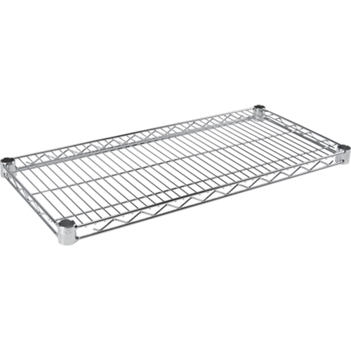 KLETON RL606 Tablette en treillis pour &eacute;tag&egrave;re robuste en treillis chromat&eacute;, 30" la x 14" p, Capacit&eacute; de 800 lb
