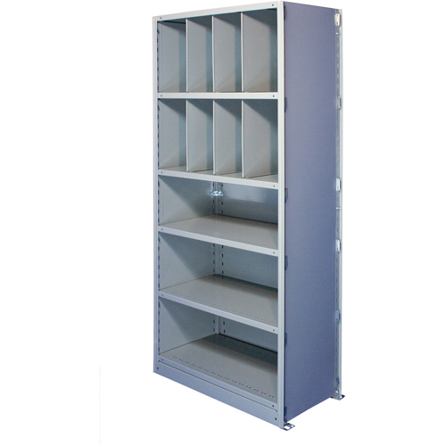 Metalware RL746 Interlok Shelving Unit, Steel, Boltless, 550 lbs. Capacity, 48" W x 88" H x 12" D