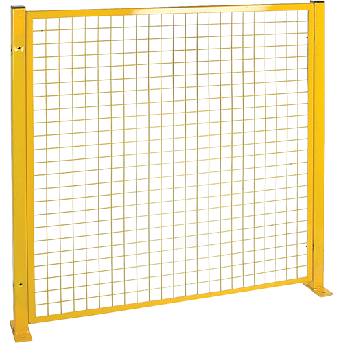 KLETON RL848 Protecteur de p&eacute;rim&egrave;tre de style treillis, 4' h x 4' la, Jaune
