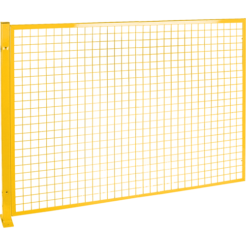 KLETON RL851 Protecteur de p&eacute;rim&egrave;tre de style treillis, 4' h x 8' la, Jaune