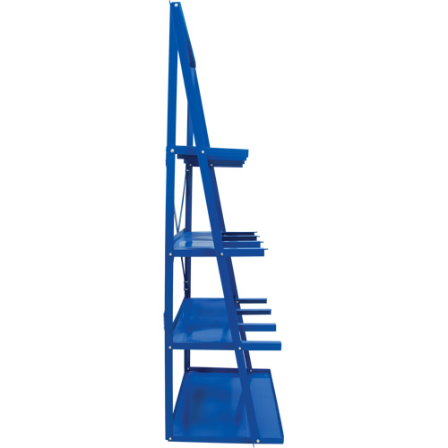 KLETON RL922 R&acirc;telier de rangement pour barre, Vertical, 3 Niveaux, 36" la x 24" p x 84" h, 3000 lb Cap.