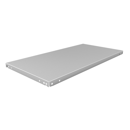 Metalware GS1836 Slotted Angle Shelf, Galvanized Steel, 36" W x 18" D