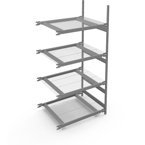 Metalware Wide Span Record Storage, 32 Wide Shelving Unit