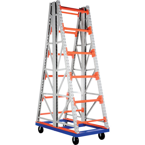 Vestil RERC-CT-3610 R&acirc;telier pour bobines deux c&ocirc;t&eacute;s portatif, De base, 40" la x 72-1/2" p x 134-2/5" h