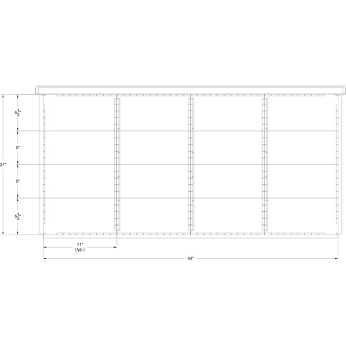 Metalware RN746 Interlok Integrated Modular Drawer System