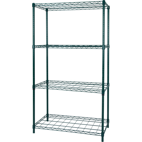 KLETON RN780 Dry Rack Shelving, 4 Tiers, 36" W x 63" H x 18" D