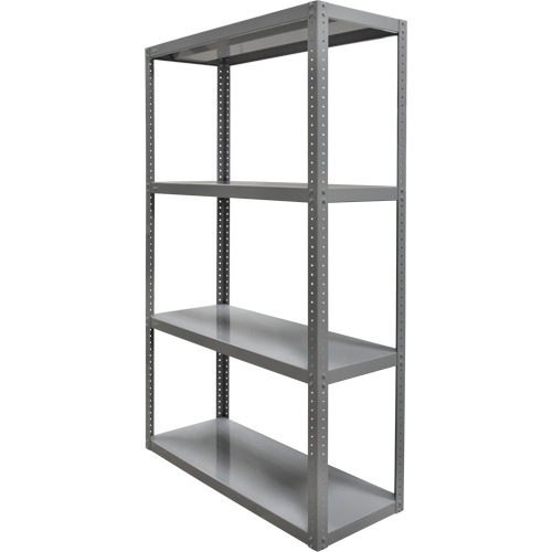 KLETON RN924 Heavy-Duty Shelving, Steel, Bolted, 3000 lbs. Capacity, 36" W x 72" H x 18" D
