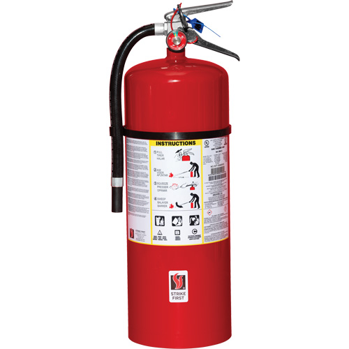Strike First Corporation SFABC1020 Extincteur d'incendie, ABC, Capacit&eacute; 20 lb