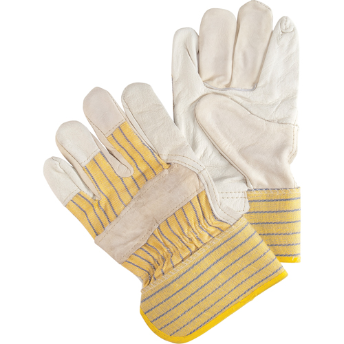 Zenith Safety Products SA619 Abrasion-Resistant Fitter's Gloves, Large, Grain Cowhide Palm
