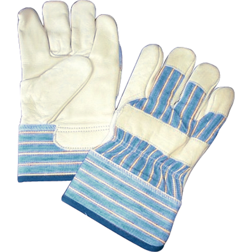 Gants Laurentide 03019 Lined Gloves, One Size, Grain Cowhide Palm, Cotton Fleece Inner Lining