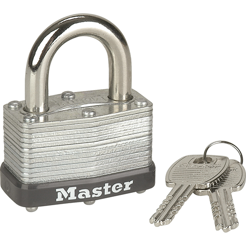 Cadenas à Clé Master Lock Acier Laminé, 4 Clés, Excell Marine L.44 Mm