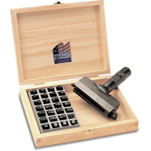 C.H. Hanson 27782 Steel Type & Type Holder Kits, 1/4"