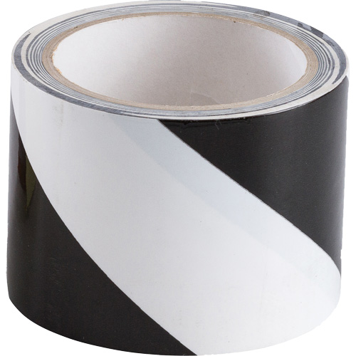 Brady 55293 Marking Tape, 3" x 54', Vinyl, Black and White