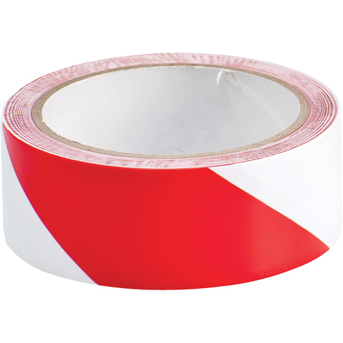 Brady 55295 Marking Tape, 1.5" x 54', Vinyl, Red and White