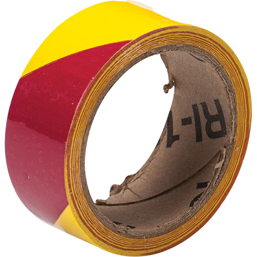 Brady 55312 Ruban de marquage, 1,5" x 54', Vinyle, Magenta et jaune