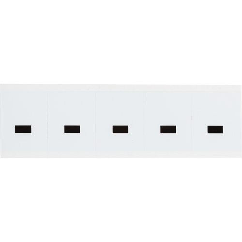 Brady 9714-DSH Individual Number & Letter Labels, Dash (-), 2" H, Black on White