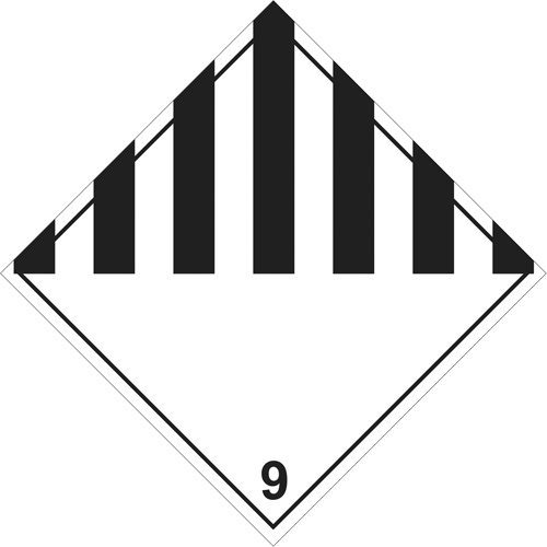 Brady 09799R Miscellaneous Danger TDG Placard, Adhesive Vinyl