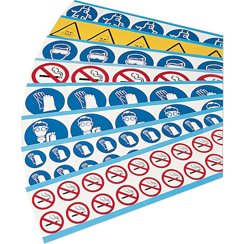 Brady 58586 Right-to-Know Corrosive Pictogram Labels, Vinyl, Sheet, 1-1/8" L x 1-1/8" W