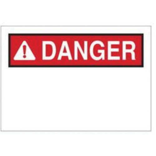 Brady 76100 Enseigne Danger, 7" x 10", Fibre de verre, Anglais avec pictogramme
