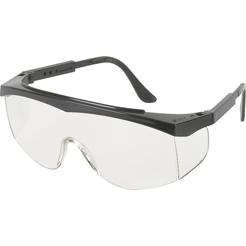 Crews SS110 SS1 Series Safety Glasses, Clear Lens, Anti-Scratch, ANSI Z87+/Meets/Exceeds CSA Z94.3