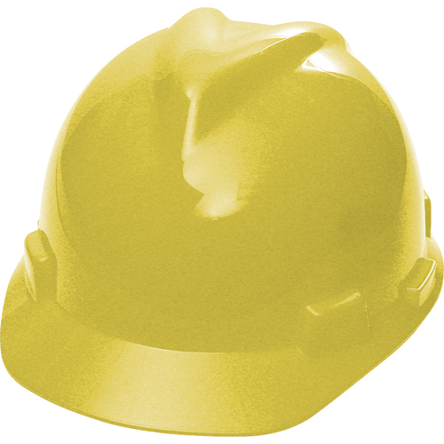 MSA 463944 Casques de protection V-Gard, Suspension &agrave; douille, Non ventil&eacute;