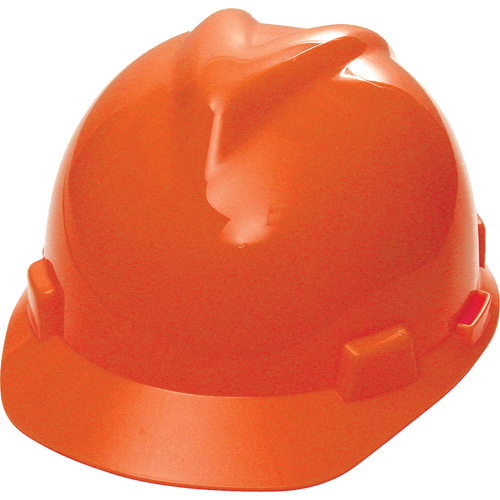 MSA 463945 Casques de protection V-Gard, Suspension &agrave; douille, Non ventil&eacute;