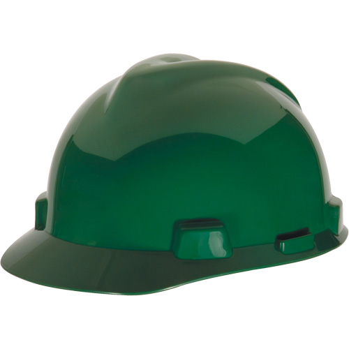 MSA 463946 Casque de s&eacute;curit&eacute; &agrave; fente V-Gard, Suspension &agrave; douille, Non ventil&eacute;