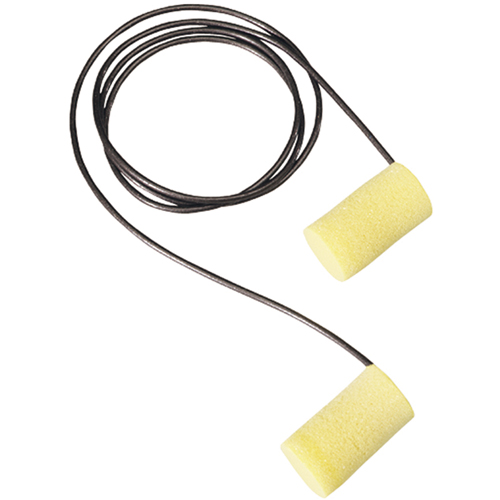 3M 311-4101 Bouchons d'oreilles m&eacute;talis&eacute; E-A-R Classic Plus de 3M, Avec cordon, Grand, Vrac - Sac en poly, NRR dB 33