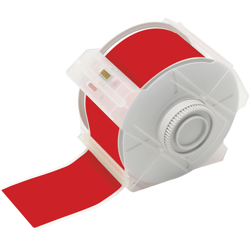 Brady 113120 Indoor/Outdoor Grade Tape, Vinyl, Red, 2.25" Width