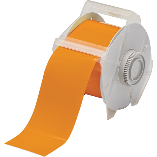 Brady 113152 Indoor/Outdoor Grade Tape, Vinyl, Orange, 2.25" Width