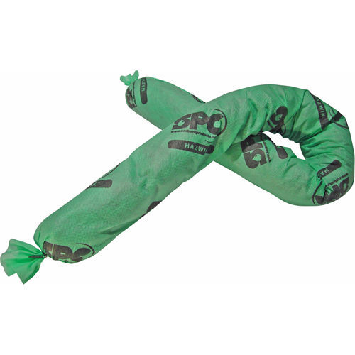SPC HAZ412 Remblais absorbants SOCs SPC Hazwik, Mati&egrave;res dangereuses, Absorption 12 gal., 3" la x 4' lo, Pqt de 12