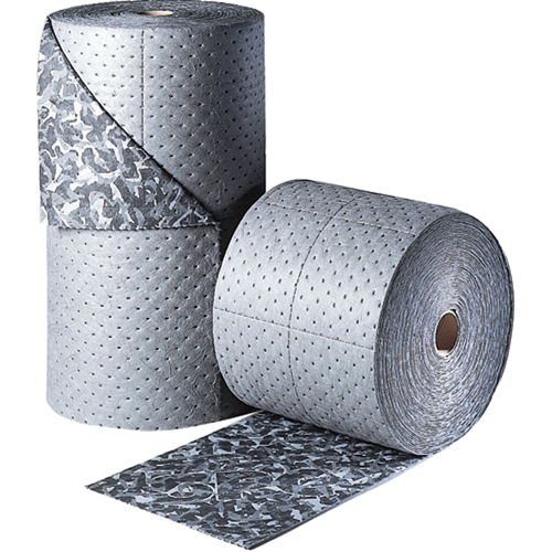 SPC BM30 BattleMat&reg; Absorbent Rolls, Heavyweight, 150' L x 30" W, 52 gal. Absorbancy