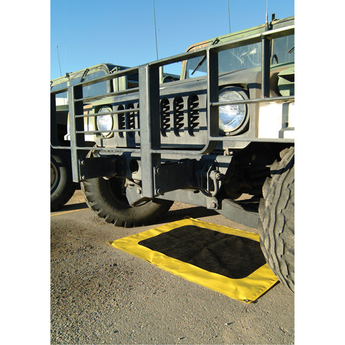 Enpac 5660-YE Standard DripPillow Berms With Pad, 2 US gal. Capacity, 3' W x 2' L x 1" H